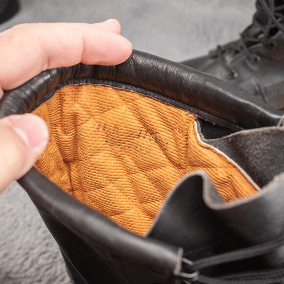 Vtg US Military Vibram 2-97 Insulated Field Combat Boots Black Leather Men 11 R - Picture 6 of 11